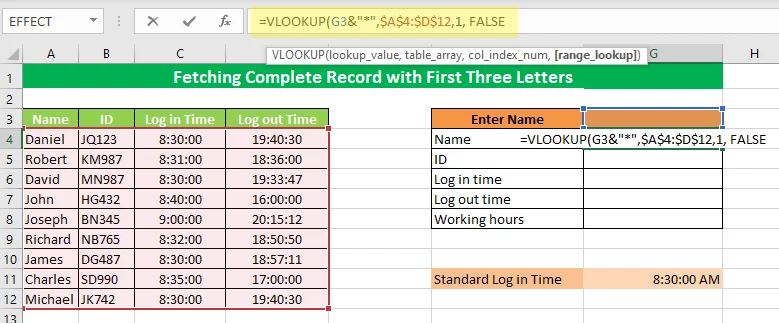 Selecting the FALSE value for an exact match