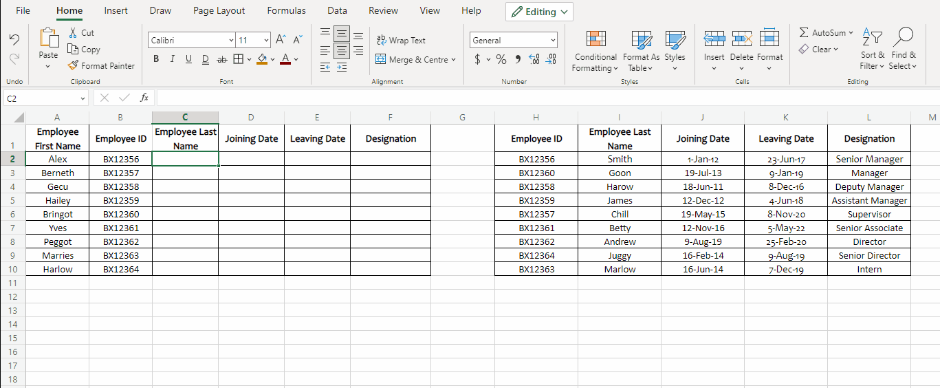 Using the XLOOKUP function to seek multiple values