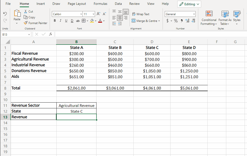 Performing a two-way lookup using XLOOKUP