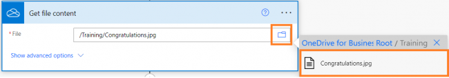 click on the folder icon and browse to the location of the image file.