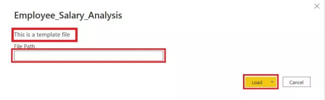 new file path must be provided from the new user's local computer