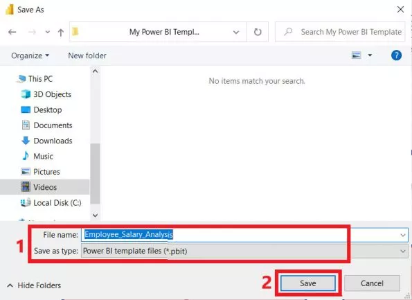 save option dialogue box