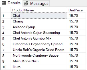 using sql update statement in a stored procedure. image 1