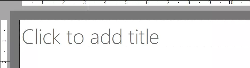 Empty text box on a blank report.
