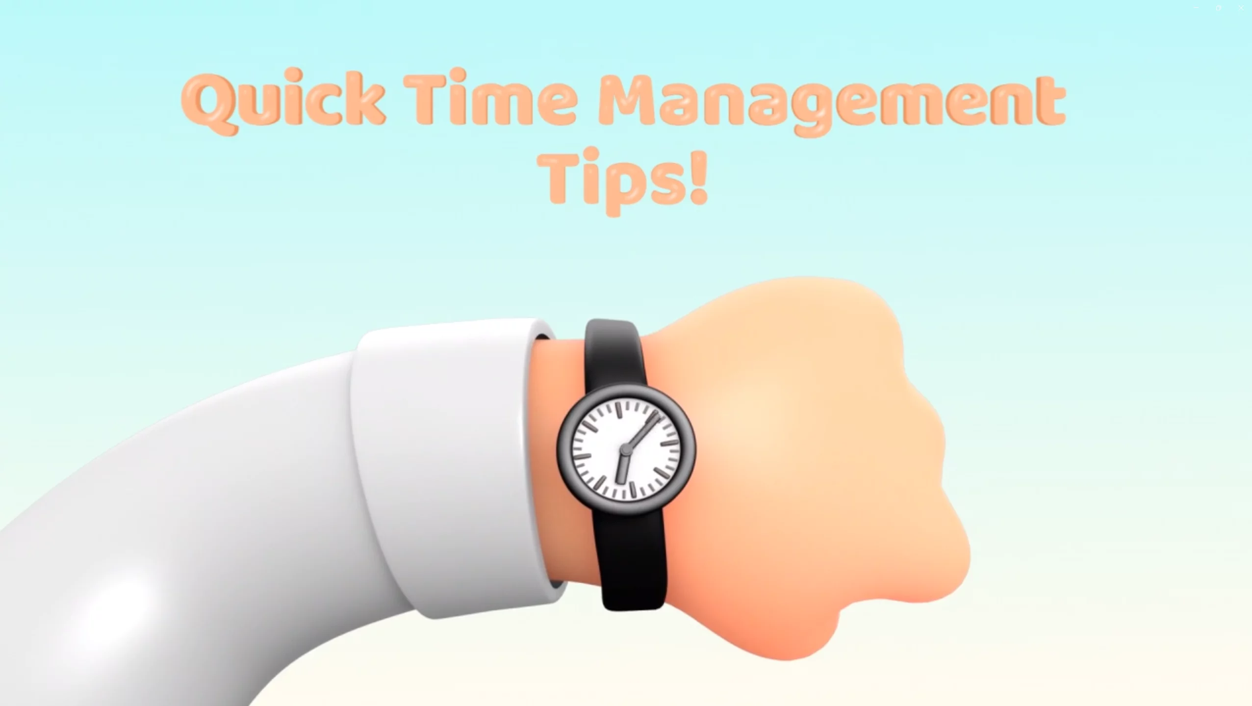 Time Management Cartoon 1