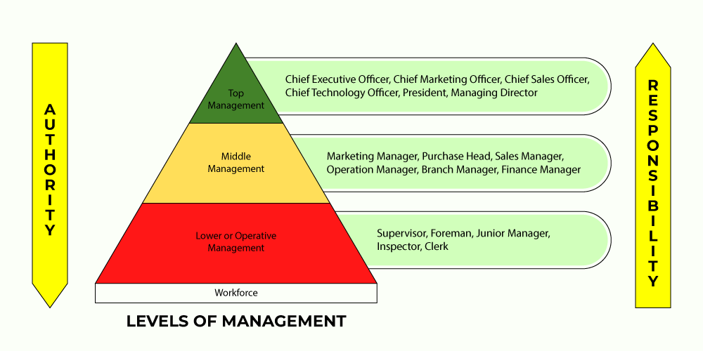 Three levels of management