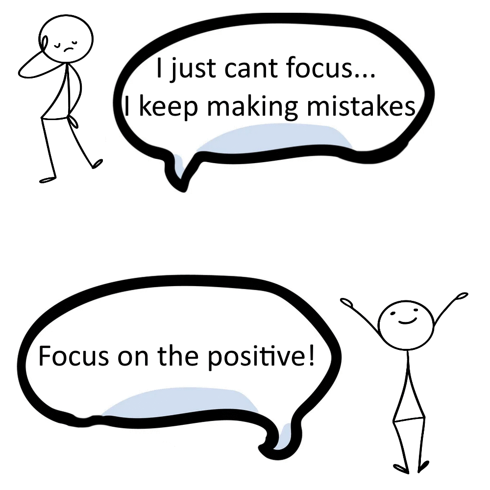 Positivity cartoon