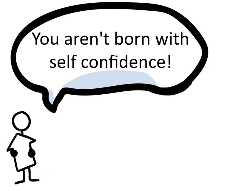 Self Confidence Cartoon