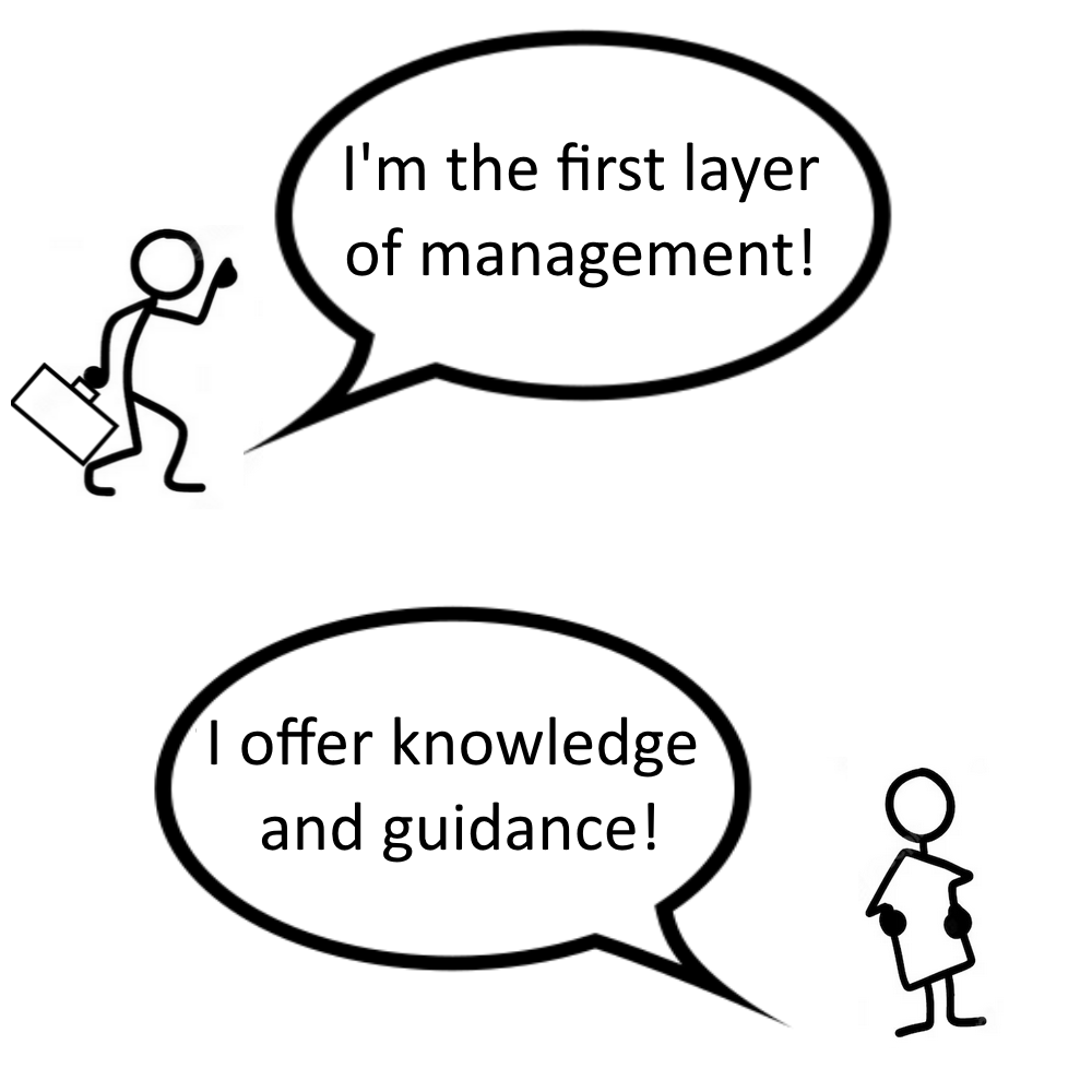 LineManager and Mentor Cartoon 1