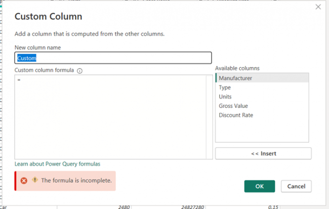 Power BI – Custom Columns - Acuity Training
