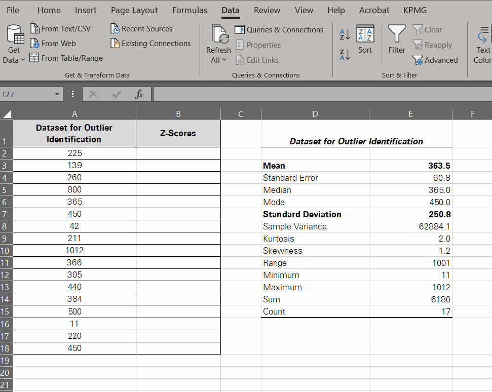 Finding Outliers In Excel A Detailed Guide Acuity Training