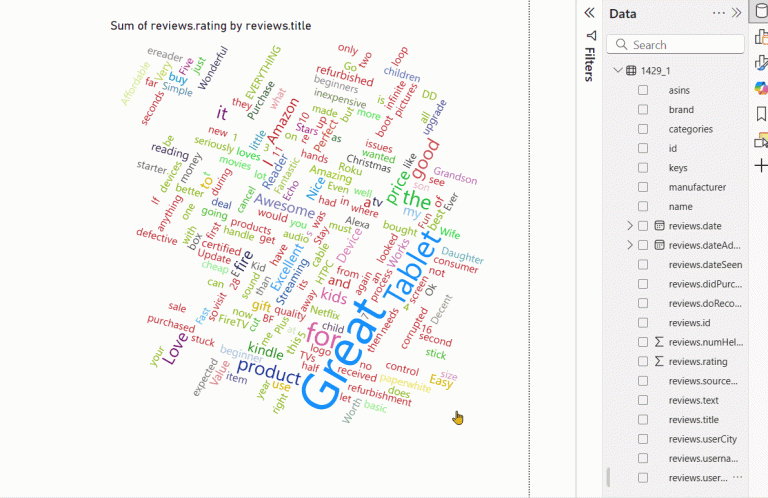The Word Cloud Visual In Power BI (How To Create One In 3 Quick Steps)