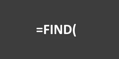 FIND Function Syntax