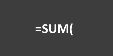 SUM Function Syntax