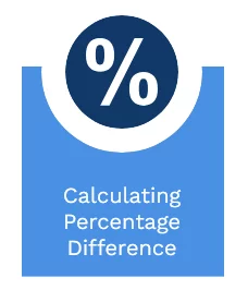 Calculating Percentage Difference graphic