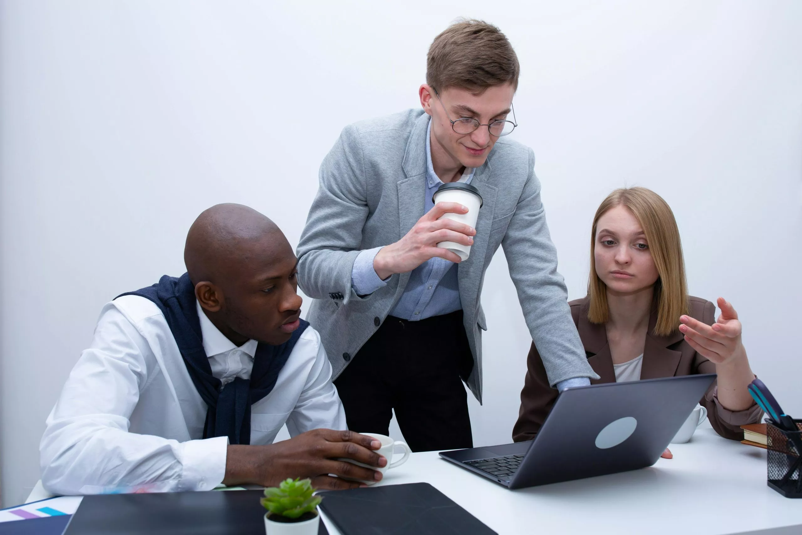 Stock image of team working on project 6