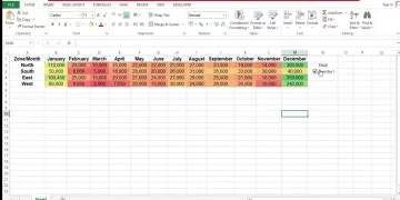 Heat map with a checkbox on the righ-hand side. The word