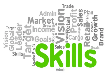 Skills keyword infographic