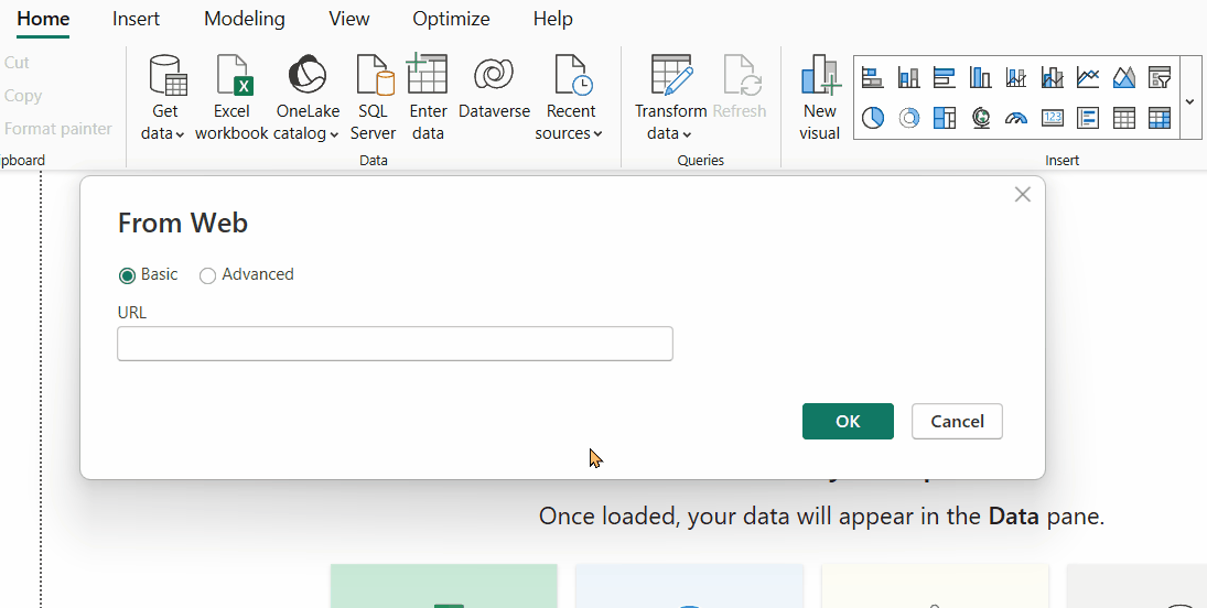 Connecting directly to the URL