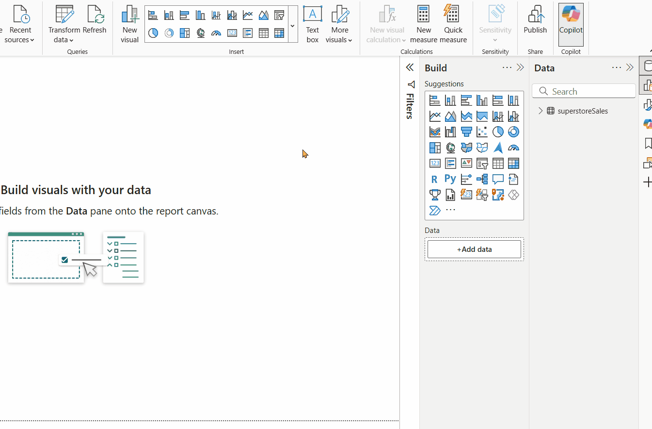 Where to find the combined charts