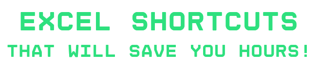 Excel Shortcuts That Will Save You Hours! - Acuity Training