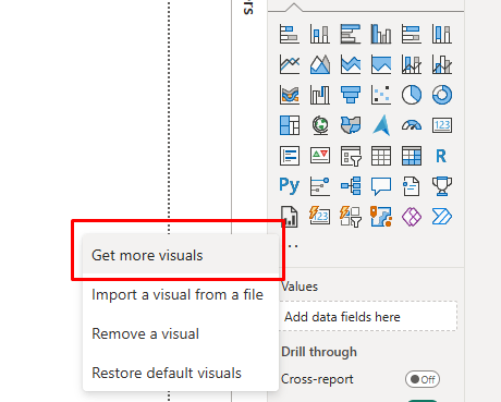 Adding a custom visual from AppSource