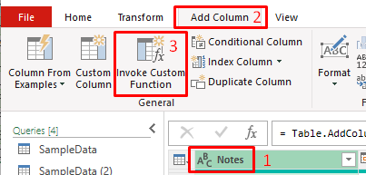 Where to enale the custom function