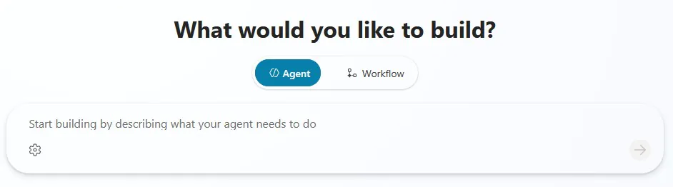 Copilot Studio interface