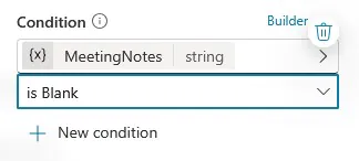 Our meeting notes condition completed
