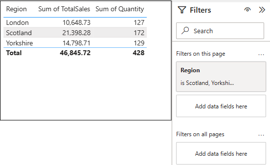Power BI URL filter with multiple values using the IN operator