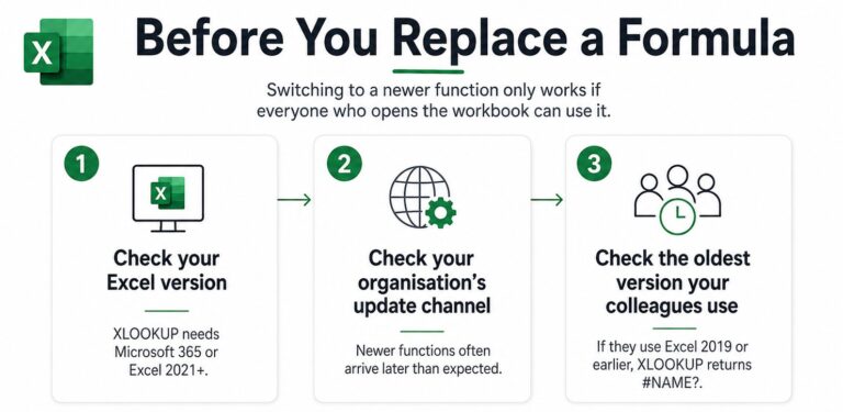 Shows the 3 simple steps you should take before replacing a formula
